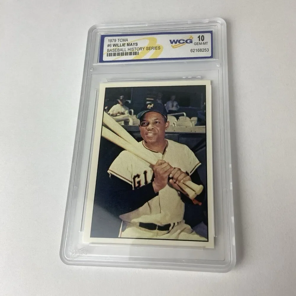 1979 TCMA Willie Mays Baseball History Series Graded WCG 10 Gem-MT